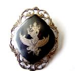 Prachtige Siam Sterling zilveren broche, Sieraden, Tassen en Uiterlijk, Antieke sieraden, Ophalen, Zilver, Broche