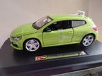 BURAGO  VOLKSWAGEN  SCIROCCO R  SCHAAL  1 :24  PLUS, Ophalen of Verzenden, Zo goed als nieuw, Bburago
