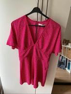 Roze playsuit met stippen, Kleding | Dames, Jumpsuits, Zara, Maat 42/44 (L), Roze, Zo goed als nieuw