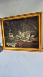 Poezen-katten schilderij J.Hovener, Antiek en Kunst, Kunst | Schilderijen | Klassiek, Ophalen of Verzenden