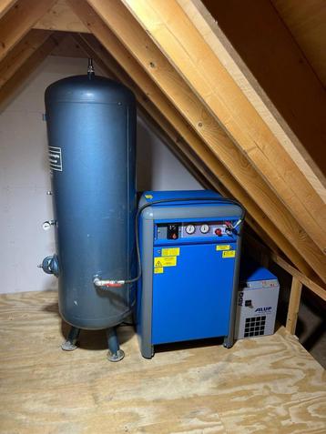 Airpress apz 220+ airpress 350 liter tank alup droger beschikbaar voor biedingen