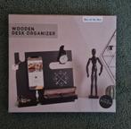 Houten bureau organizer zwart, Ophalen of Verzenden, Nieuw