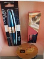 Make-up set Max Factor mascara lipfinity en powder, Ophalen of Verzenden, Nieuw, Gehele gezicht, Make-up