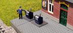 3D Geprinte ondergrondse afval container H0 (19), Overige merken, Verzenden, Gelijkstroom of Wisselstroom, Brug, Tunnel of Gebouw
