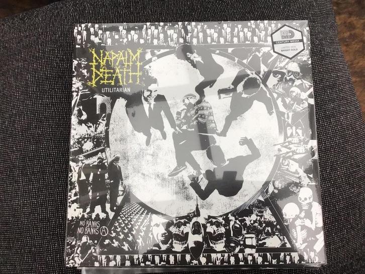 LP van Napalm Death. -Utilitarian, Cd's en Dvd's, Vinyl | Hardrock en Metal, Nieuw in verpakking, Ophalen of Verzenden