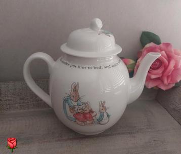 Wedgwood Peter Rabbit original grote theepot  beschikbaar voor biedingen