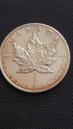 5 Dollar 1989 Canada Silver maple leaf. 31,1 Gr 0.999 Zilver, Postzegels en Munten, Munten | Amerika, Zilver, Ophalen of Verzenden