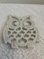 Vintage gietijzeren onderzetter met uilenpoot, Huis en Inrichting, Woonaccessoires | Onderzetters, Ophalen of Verzenden, Gebruikt