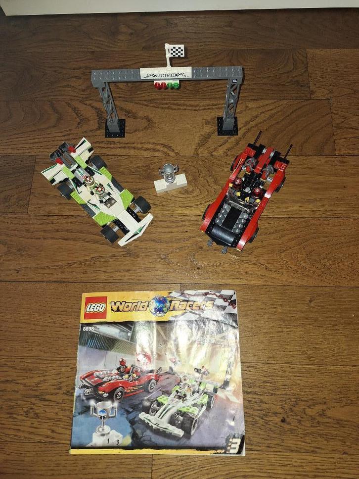 Lego World Racers 8898 Wrakkenweg, Kinderen en Baby's, Speelgoed | Duplo en Lego, Gebruikt, Lego, Complete set, Ophalen of Verzenden