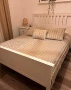 Ikea Hemnes Bed 160x200 met lattenbodem, Huis en Inrichting, Slaapkamer | Bedden, Wit, Tweepersoons, Ophalen of Verzenden, Zo goed als nieuw