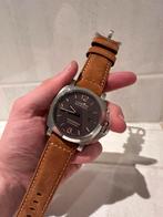 Panerai luminor bruin nieuw ongedragen 44 mm, Sieraden, Tassen en Uiterlijk, Horloges | Heren, Overige merken, Leer, Staal, Polshorloge