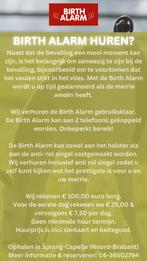 Birth alarm te huur, Nieuw, Ophalen