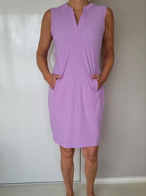 Studio Anneloes Simplicity SLS jurkje M Travelstof lila, Kleding | Dames, Jurken, Zo goed als nieuw, Maat 38/40 (M), Roze, Knielengte
