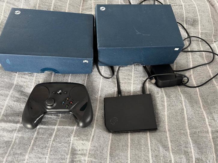 Valve Steam Link + Steam Controller set (model 1003), Spelcomputers en Games, Games | Pc, Zo goed als nieuw, Overige genres, 1 speler