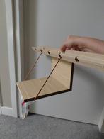 Blank houten wandplank, Ophalen of Verzenden, Gebruikt