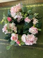 Kunstbloemen Krans - Romantische Sfeer, Ophalen of Verzenden, Nieuw