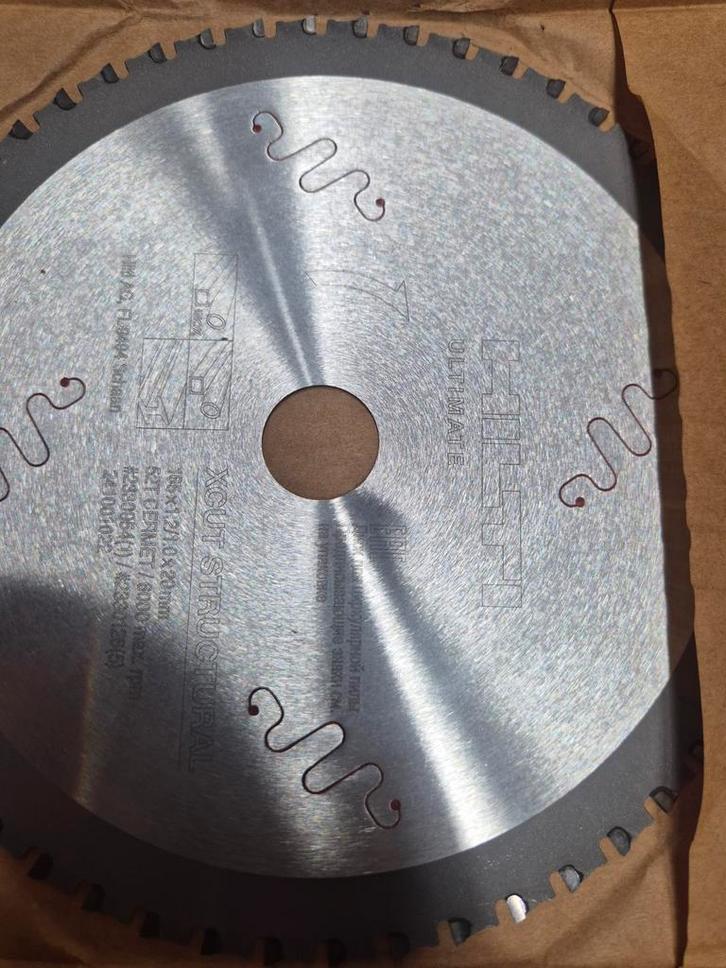 Hilti X-Cut Zaagblad 165mm - Nieuw!, Doe-het-zelf en Verbouw, Gereedschap | Zaagmachines, Nieuw, Cirkelzaag, 1200 watt of meer