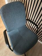 Bureaustoel Ikea Langfjall, Huis en Inrichting, Bureaustoelen, Ophalen, Zo goed als nieuw, Blauw