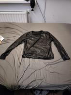 Zwart imitatie leren shirt maat xl, Kleding | Dames, Tops, Ophalen, Zwart, Maat 46/48 (XL) of groter, Lange mouw