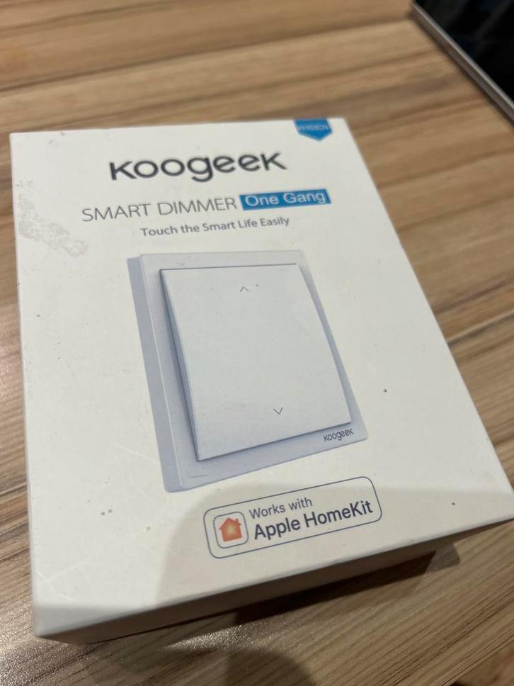 Koogeek Smart Dimmer – One Gang Apple HomeKit Nieuw in doos, Huis en Inrichting, Lampen | Overige, Zo goed als nieuw, Ophalen