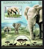 togo 2013 pf blok olifanten elephants zoogdieren wildlife 1, Ophalen of Verzenden, Postfris, Dier of Natuur