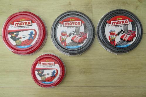 Nieuwe set van 7 meter Zuru Mayka toy blok tape rood grijs, Kinderen en Baby's, Speelgoed | Bouwstenen, Nieuw, Overige merken