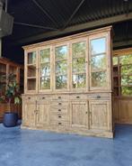 Grote brede buffetkast | gerecycled teakhout #1921, Glas, 200 cm of meer, Met deur(en), Ophalen of Verzenden