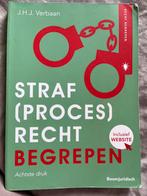 J.H.J. Verbaan - Straf(proces)recht begrepen, Ophalen of Verzenden, Zo goed als nieuw, J.H.J. Verbaan