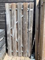 Schuttingdelen inclusief poort en palen 3 jaar oud, Tuin en Terras, Schuttingen, Ophalen, 6 meter of meer, Hout, 1 tot 2 meter