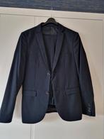 Donkerblauw pak, maat 44, Kleding | Heren, Kostuums en Colberts, Onbekend, Blauw, Ophalen of Verzenden, Zo goed als nieuw