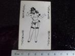 sticker joker babe pin-up vintage kaartspel, Verzamelen, Overige typen, Zo goed als nieuw, Verzenden