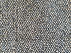 De Ploeg Monza 49 lichtblauw+beige restant boucle meubelstof, Hobby en Vrije tijd, Stoffen en Lappen, Wol, Blauw, 120 cm of meer