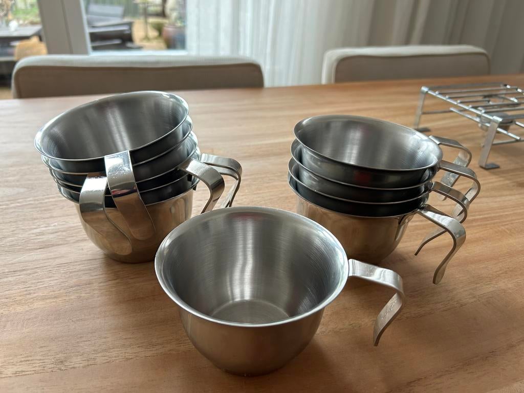 Oude horeca soepkommen 10x, Overige materialen, Ophalen of Verzenden, Zo goed als nieuw, Kom(men)