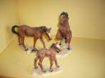 Mie18<> paardjes met veulen castagna italie, Verzamelen, Ophalen of Verzenden, Zo goed als nieuw, Paard, Beeldje of Figuurtje