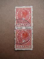 Nederland 1928  NVPH R 43 horizontaal paartje gestempeld, Ophalen of Verzenden, T/m 1940, Gestempeld