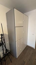 Kledingkast wit met veel lades en opbergruimte, Ophalen, Gebruikt, 100 tot 150 cm, 200 cm of meer