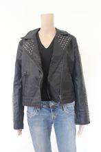 Esprit zwart leatherlook jasje maat 42, ., Zwart, Maat 42/44 (L), Ophalen of Verzenden