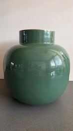 Pip studio - metalrn vaas - groen, Aardewerk of Porselein, Ophalen of Verzenden, Zo goed als nieuw, Minder dan 50 cm