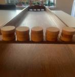 Sjoelbak 180 cm lang let op 28 cm smal + 15 sjoelstenen, Ophalen