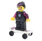 LEGO Serie 6 CMF Minifig Poppetje Skater Girl nr. 12, Kinderen en Baby's, Speelgoed | Duplo en Lego, Complete set, Ophalen of Verzenden