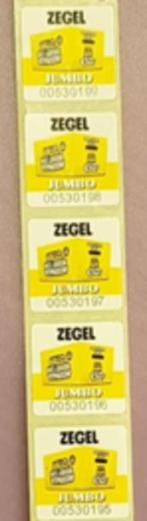 8 Jumbo (papieren) boodschappen pakket zegels +5 Smiles, Jumbo, Ophalen of Verzenden
