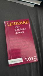 Juridische leidraad 2019, Ophalen of Verzenden, Zo goed als nieuw, Overige wetenschappen