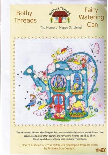 Borduurpakket Fairy Watering Can van Bothy Threads beschikbaar voor biedingen