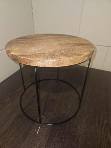 Planten Tafel - Hout & Metaal beschikbaar voor biedingen