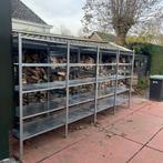 Stellingkast Magazijn Stelling Opberg Metaal 408x200x64cm, Huis en Inrichting, Kasten | Stellingkasten, Ophalen, Stelling, Zo goed als nieuw