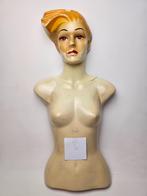 # Vintage Mannequin Buste Geel Haar - Brocante Fashino no 6, Ophalen
