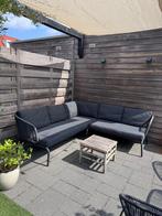 Loungeset zwart, Tuin en Terras, Tuinmeubel-accessoires, Ophalen of Verzenden, Gebruikt