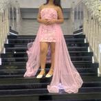 Roze Feestjurk met Tule, Maat 38/40 (M), Ophalen of Verzenden, Zo goed als nieuw, Roze
