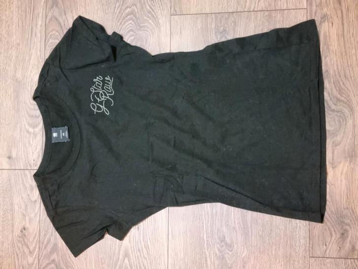 G-star shirt zwart, Kleding | Dames, T-shirts, Zo goed als nieuw, Maat 34 (XS) of kleiner, Zwart, Korte mouw, Ophalen