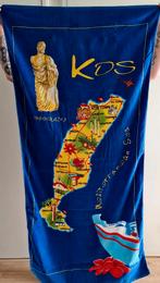 Strandlaken 'Kos' 150x78cm, Ophalen of Verzenden, Zo goed als nieuw, Blauw, Handdoek
